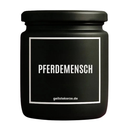Duftkerze „Pferdemensch“ – Geschenk für Pferdemenschen