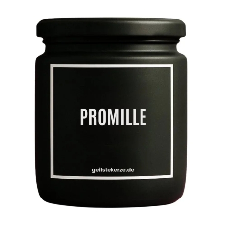 Duftkerze „Promille“ – Geburtstagsgeschenk