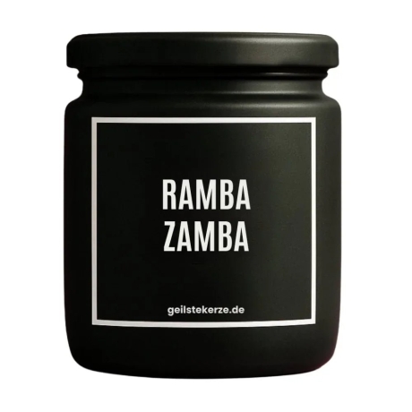 Duftkerze „Rambazamba“ – Geschenk zum Geburtstag für Männer