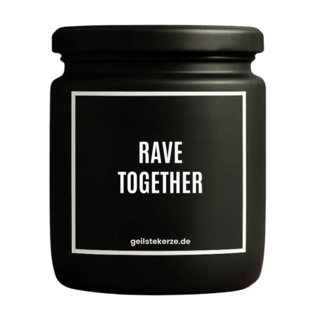 Duftkerze „Rave Together“ – Geschenk für Technofans