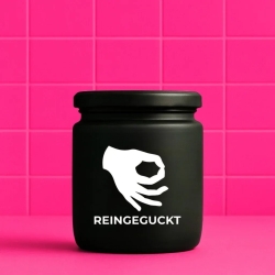 Duftkerze „Reingeguckt“ – Geburtstagsgeschenk beste Freundin