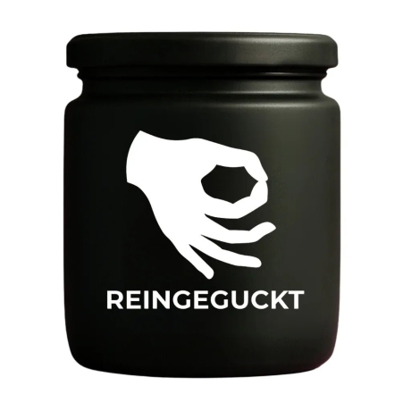 Duftkerze „Reingeguckt“ – Geburtstagsgeschenk beste Freundin