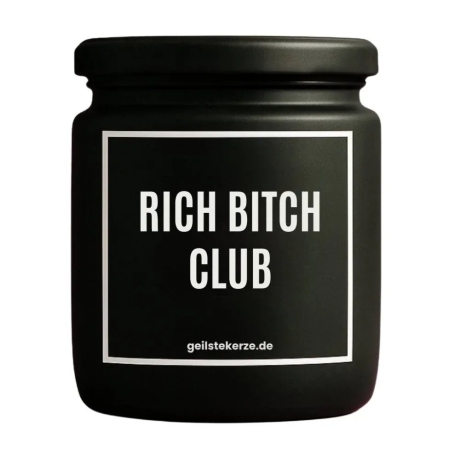 Duftkerze „Rich Bitch Club“ – Dankeschön Geschenk