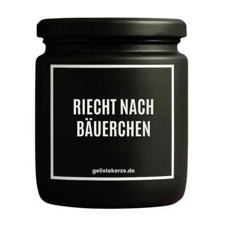 Duftkerze „Riecht Nach Bäuerchen“ – Dankeschön Geschenk