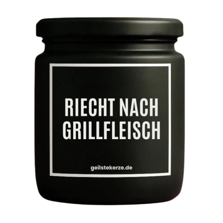 Duftkerze „Riecht Nach Grillfleisch“ – Geschenk für Männer