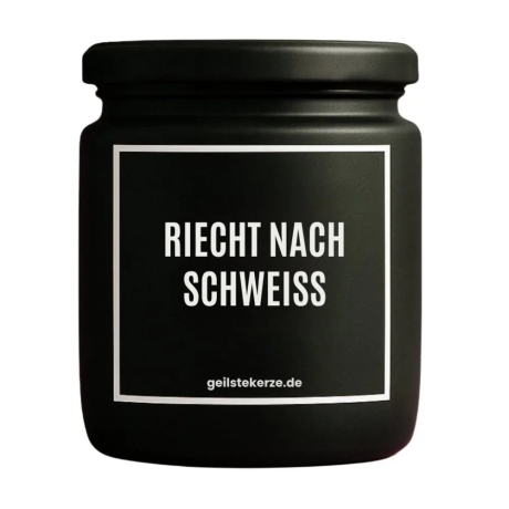 Duftkerze „Riecht Nach Schweiss“