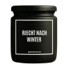 Duftkerze „Riecht Nach Winter“ – Geschenk Kollegin