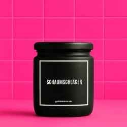 Duftkerze „Schaumschläger“ – Geschenk einfach so