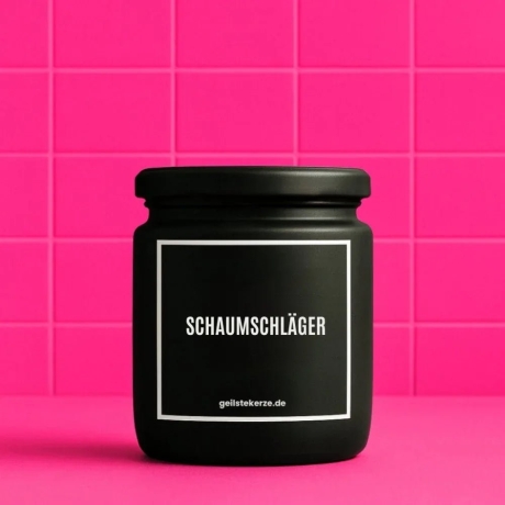Duftkerze „Schaumschläger“ – Geschenk einfach so