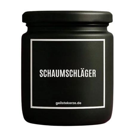 Duftkerze „Schaumschläger“ – Geschenk einfach so
