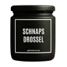 Duftkerze „Schnapsdrossel“ – Geschenk für den Feierabend