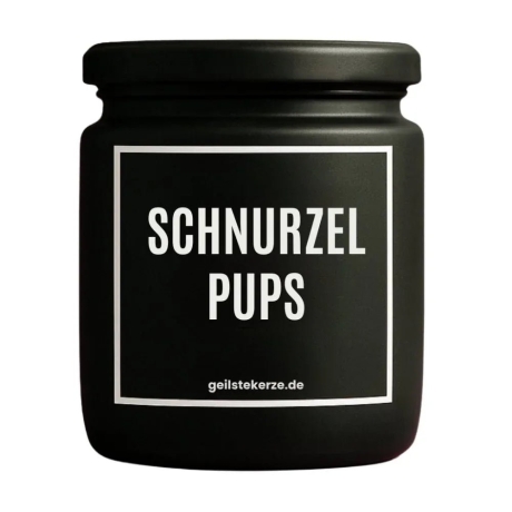 Duftkerze „Schnurzelpups“ – Wichtelgeschenk Büro