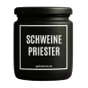 Duftkerze „Schweinepriester“ – Geschenk mit Spruch