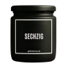 Duftkerze „Sechzig“ – kleines Geschenk zum Danke sagen