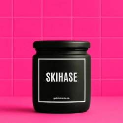Duftkerze „Skihase“ – lustiges Mitbringsel