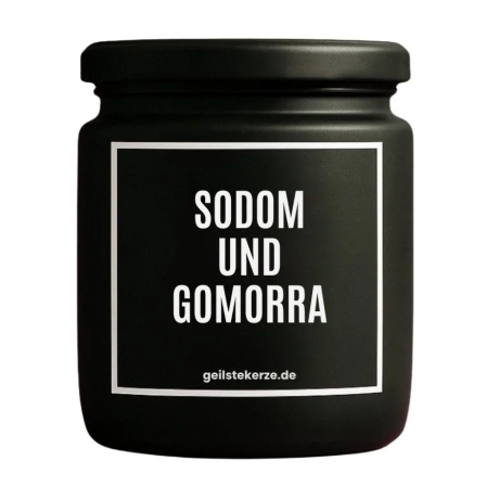 Duftkerze „Sodom Und Gomorra“ – lustiges Geburtstagsgeschenk