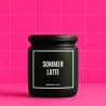 Duftkerze „Sommer Latte“ – Geschenk für Genießer