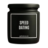Duftkerze „Speed Dating“ – Geschenk zum Geburtstag für Frauen