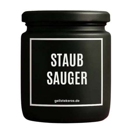 Duftkerze „Staubsauger“ – Wichtelgeschenk Büro