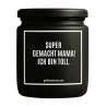 Duftkerze „Super gemacht Mama“ – Geschenk zum Muttertag