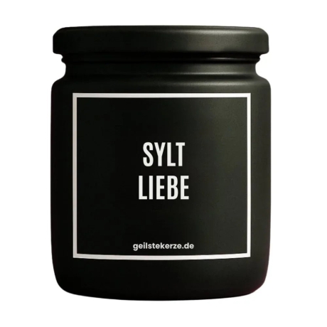 Duftkerze „Sylt Liebe“ – Geschenk für den Lieblingsmenschen