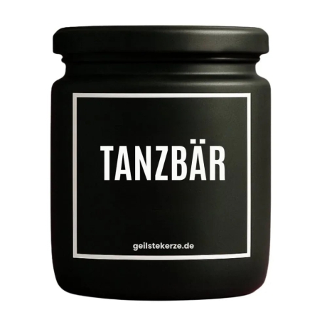 Duftkerze „Tanzbär“ – Geschenk für Genießer