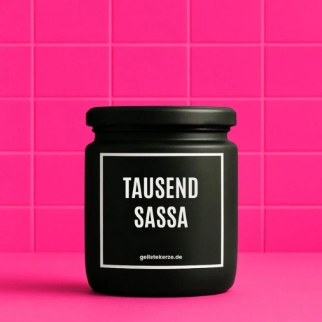 Duftkerze „Tausendsassa“ – Geschenk beste Freundin
