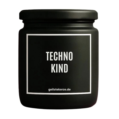 Duftkerze „Technokind“ – Geschenk für Technofans