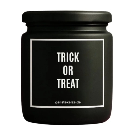 Duftkerze „Trick Or Treat“ – Geschenk Kollegin