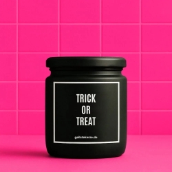 Duftkerze „Trick Or Treat“ – Geschenk Kollegin