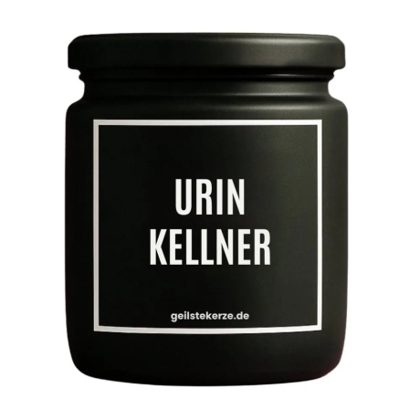 Duftkerze „Urinkellner“ – Geschenk Lieblingsmensch