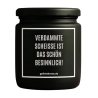 Duftkerze mit frechem Weihnachtsspruch – Wichtelgeschenk