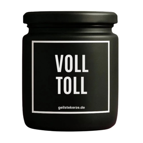 Duftkerze „Voll Toll“ – Geschenk fürs Büro