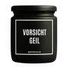 Duftkerze „Vorsicht Geil“ – Dankeschön Geschenk