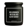 Duftkerze „WILLKOMMEN IM CLUB DER ALTEN SÄCKE!“