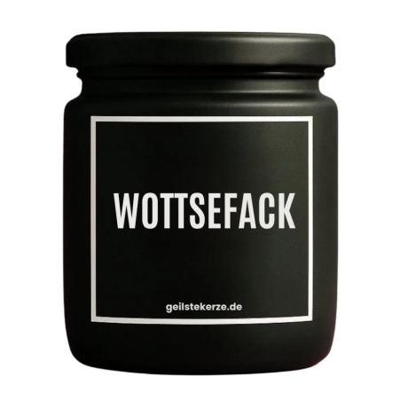 Duftkerze „Wottsefack“ – Mitbringsel als Dankeschön