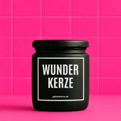 Duftkerze „Wunderkerze“ – Geschenk fürs Büro