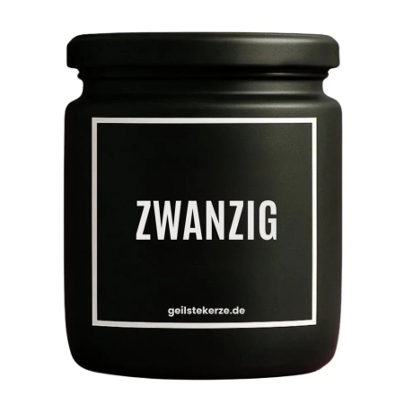 Duftkerze „Zwanzig“ – Geschenk Kollegin