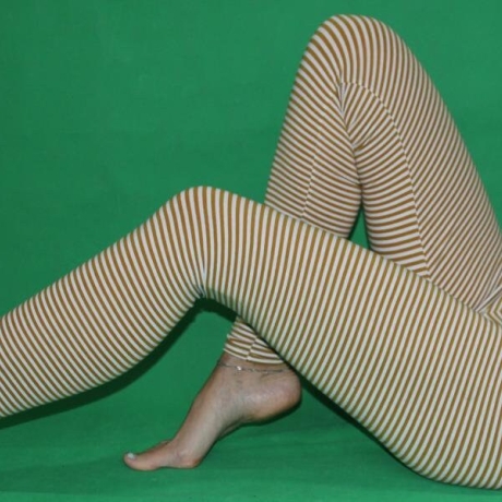 gestreifte Leggings Hose gestreift Streifen geringelt Hose