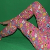 Hippie Leggings bunt Goa Hose Peace Love Leggings Yoga leggins