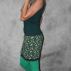 Ballonrock, Ballon-Rock, Bauerhof grüner Jersey Rock Kuh Scharf