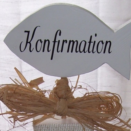 Stehle zur Konfirmation, Taufe, Hochzeit aus Holz