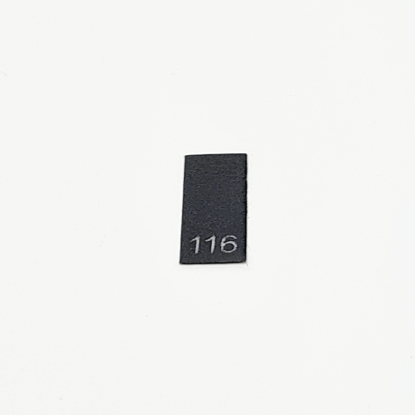 25 Textiletiketten Größe 116