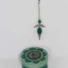 Erzengel Raphael Halskette mit grünem Aventurin Engel Pendel