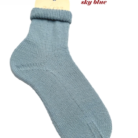 Gestrickte Socken aus Kaschmir, Gr.ca 36/37