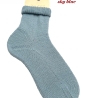 Gestrickte Socken aus Kaschmir, Gr.ca 36/37