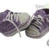 Babyschuhe/Babychucks gehäkelt Gr. ca 15