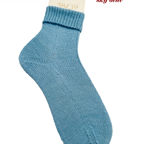 Gestrickte Socken aus Kaschmir, Gr.ca 38/39