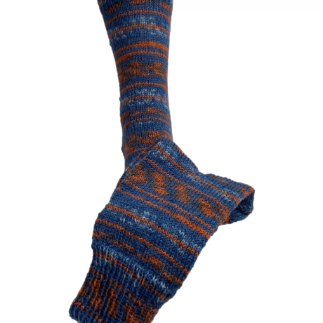 Gestricke Socken POLAR NIGHT COLOR VARDO - Gr.ca 36/37