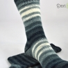 Gestrickte Socken ACTIVE schwarz-weiß - Gr.36/37